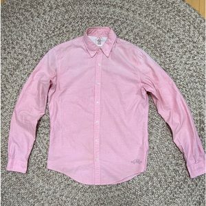 Scotch & Soda Pink Button Collar Oxford Shirt